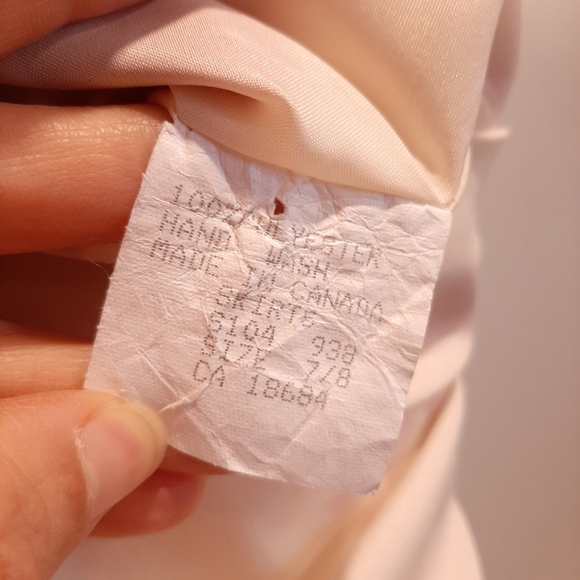 Vintage Romantic Floral Midi Skirt A-Line Ruffle Layered Hem Red Cream - Picture 8 of 9